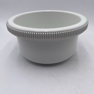 OEM Part White Plastic Mixing Bowl TYP 368 for KRUPS 3 MIX 4000 Handheld Mixer